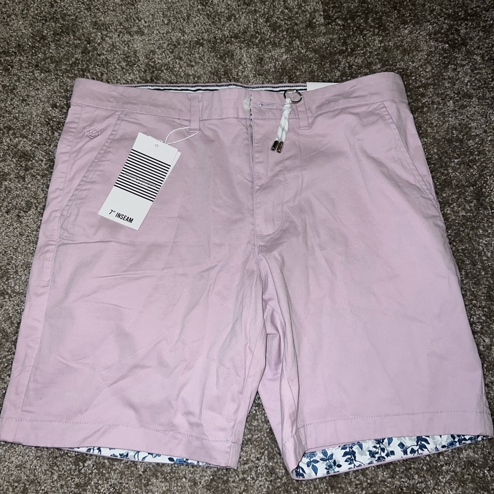 D&F Light Purple Men Shorts 7”